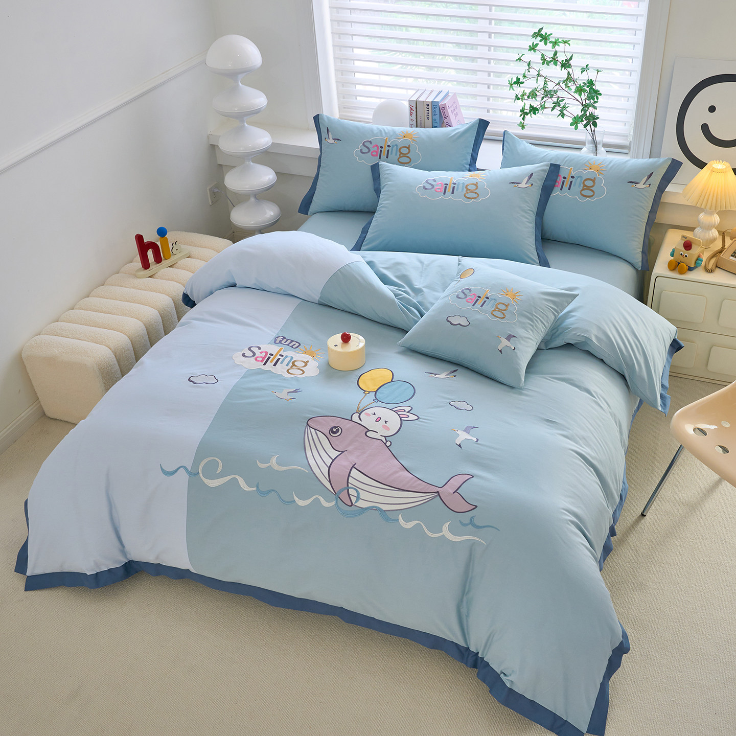 儿童房床上用品三件套100全棉床单被套男孩纯棉卡通四件套1.5床笠,床上用品,床品套件/四件套/多件套,淘宝优惠券,粉丝福利购,淘宝优惠卷