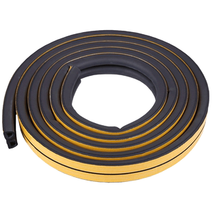 6米门窗密封条门缝隔音条自粘型防盗门木门防撞胶条塑钢窗户防风D