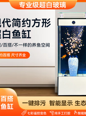 可乐鱼超白玻璃免换水