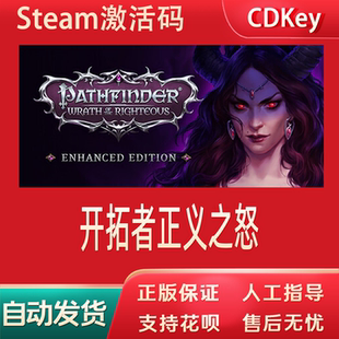 开拓者正义之怒steam正版cdkey国区正版激活码Pathfinder