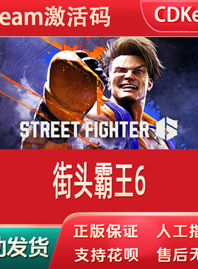 街霸6街头霸王6正版steam游戏激活码cdkey入库在线全球区单机游戏