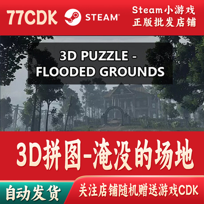 3D拼图-淹没的场地正版Steam游戏CDKey激活码自动发货Flooded Gro