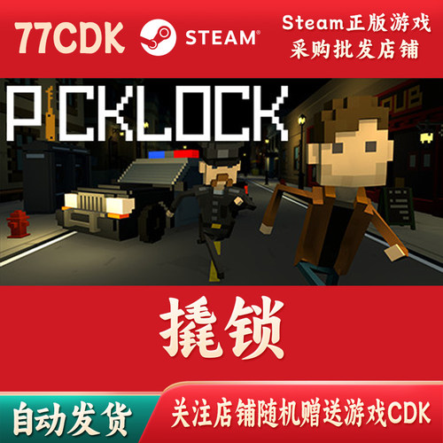 撬锁Steam游戏CDKey批发激活码PICKLOCK