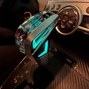 适用于丰田普拉多汉兰达RAV4荣放凯美瑞水晶档把埃尔法发光排档头