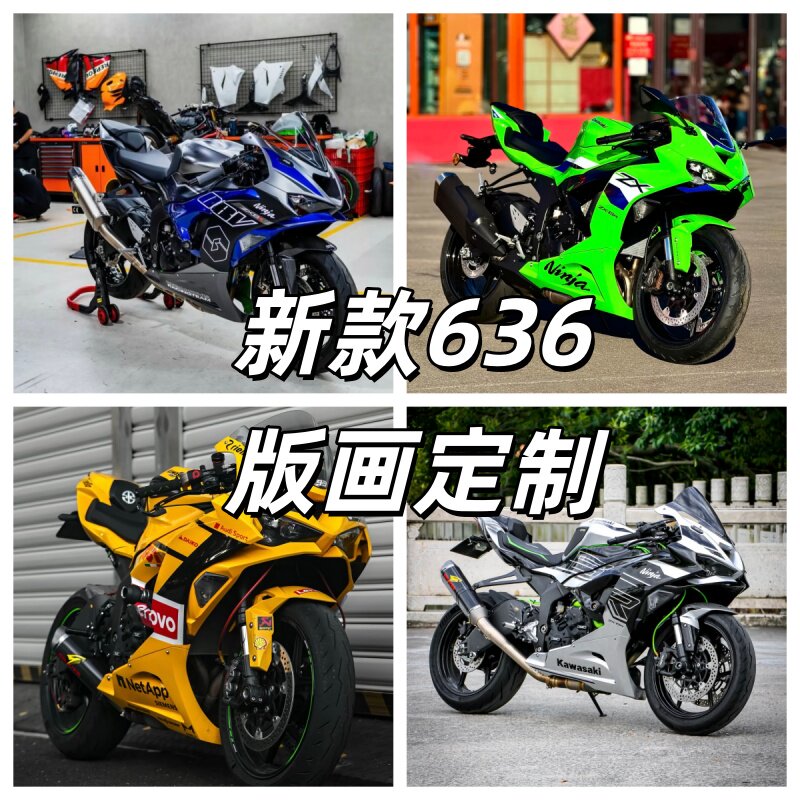 小牛版画定制全车外壳ZX-6R图片