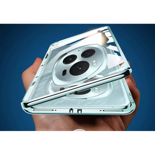 【全覆盖】适用华为荣耀magic6Pro手机壳磁吸magic6保护套双面玻璃防honormagic6自吸外壳全包镜头金属高级感