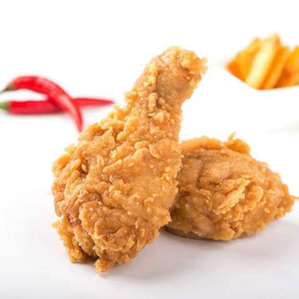 立信脆皮鸡腿香辣琵琶腿1000g共10个裹粉油炸半成品冷冻脆皮鸡腿