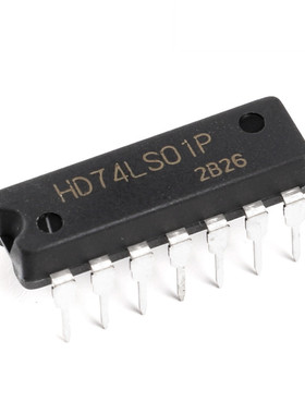 全新进口原装 HD74LS01P 74LS01 四路2输入正与非门逻辑芯片DIP14