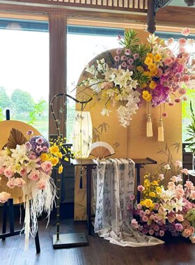 西安花店生日求婚成人礼鲜花现场包间酒店布置