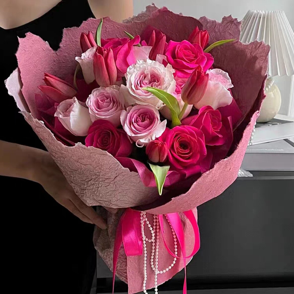 西安花店弗洛伊德玫瑰求婚订婚花束告白订婚纪念日生日七夕情人节