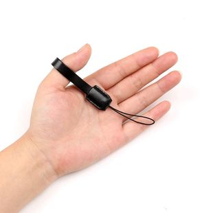 包邮 手机挂绳挂件短款 防滑防掉u盘指环绳进口头层牛皮手工精制