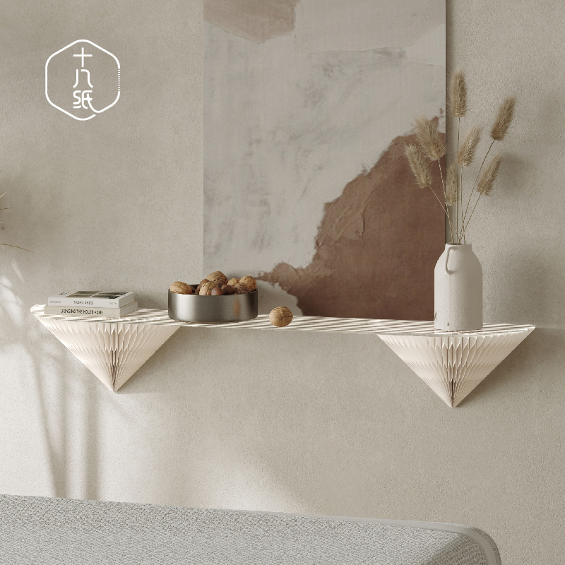 十八纸墙上置物架免打孔搁板架壁挂墙隔板挡板书架墙面装饰置物板怎么样,好用不?