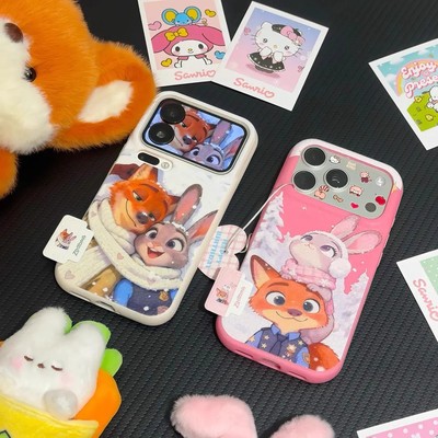 围巾尼克朱迪情侣壳适用于多型号