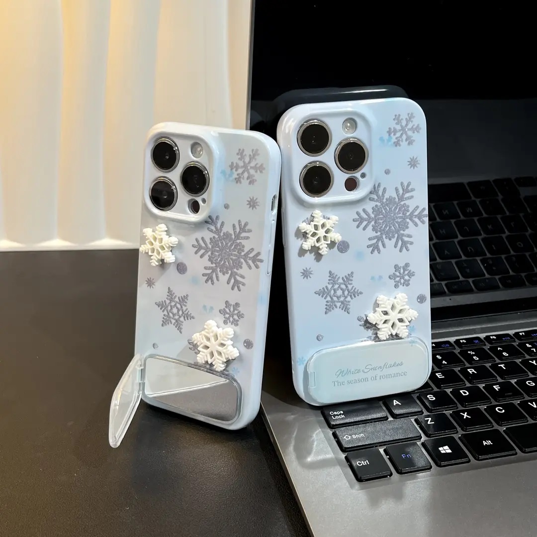 氛围感雪花菲林壳适用于全型号