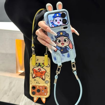 Q萌尼克朱迪适用于苹果17promax手机壳16/15/14华为NOVA14荣耀500可爱OPPORENO15小米17红米K90情侣VIVOS30