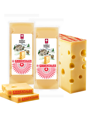 【达人直播】瑞慕瑞士进口原制奶酪埃曼塔aop大孔奶酪200g/150g