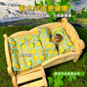 新款 通用仓鼠窝笼底床防压到 小太阳鹦鹉睡木床鹦鹉小床四件套四季