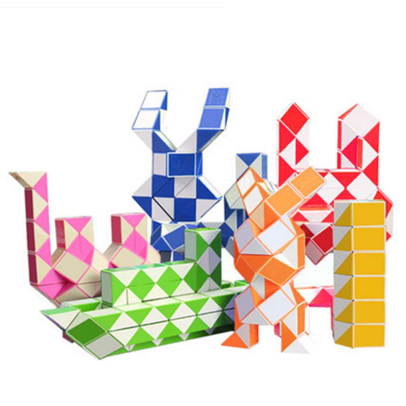 百变魔王魔尺 24段36段48段72段108段魔尺魔蛇学生益智玩具包邮