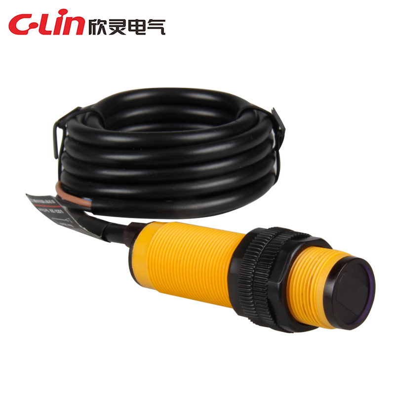 首单优惠-欣灵漫反射感应光电开关E3F-DS10C1/B1/A1/C2/B2/A2检测