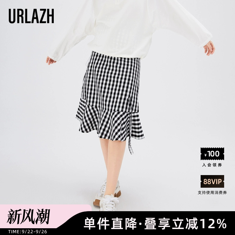 半身裙半身裙URLAZH/有兰短裙