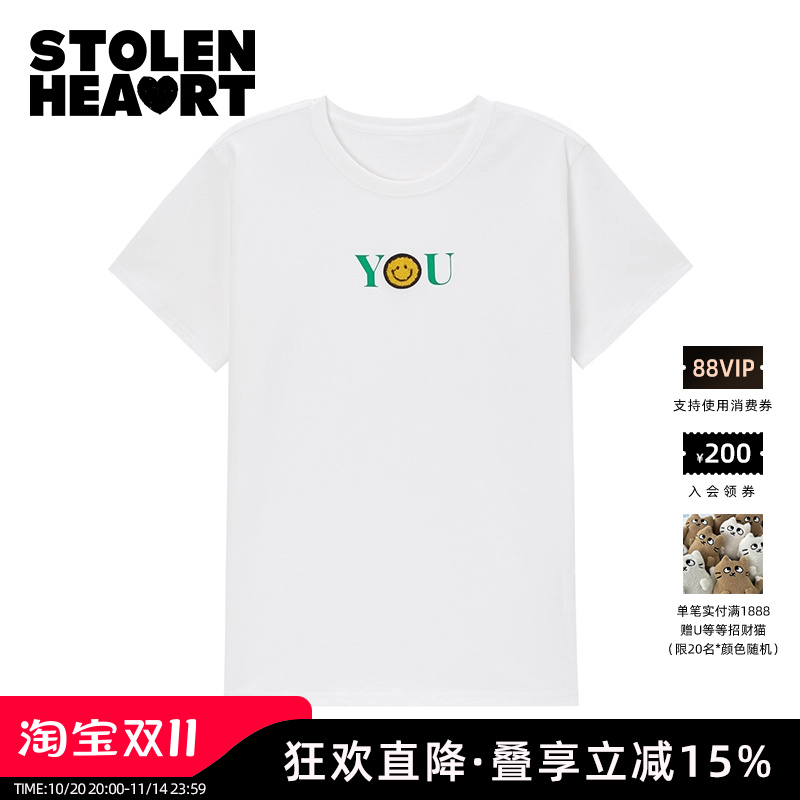STOLENHEART百搭宽松休闲T恤