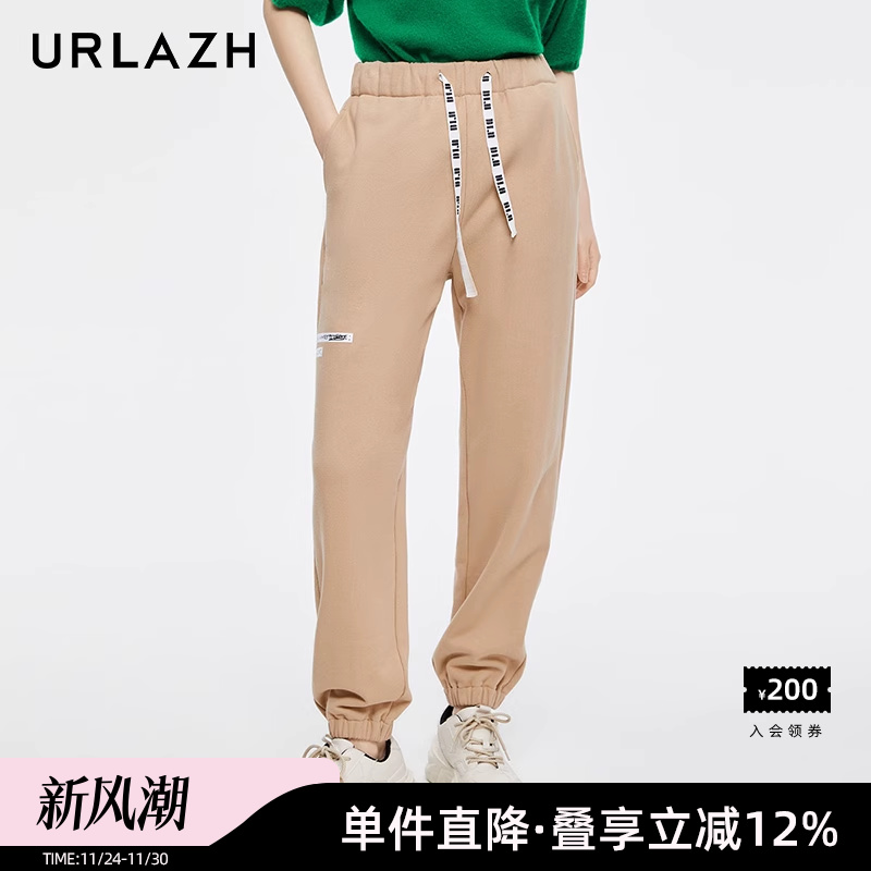 URLAZH/有兰复古休闲卫裤