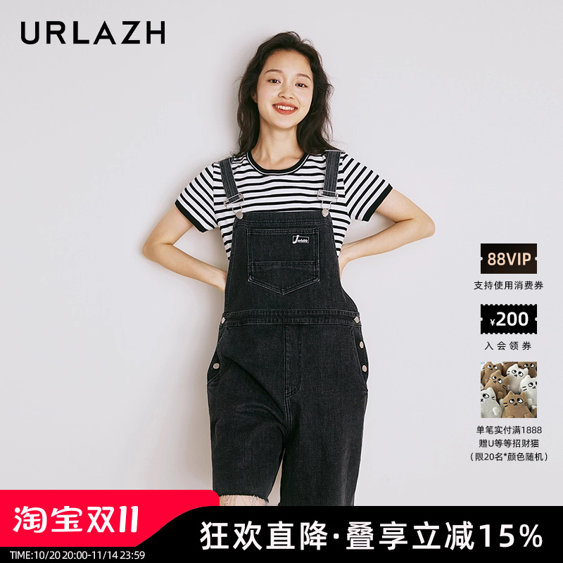 urlazh/有兰休闲背带裤