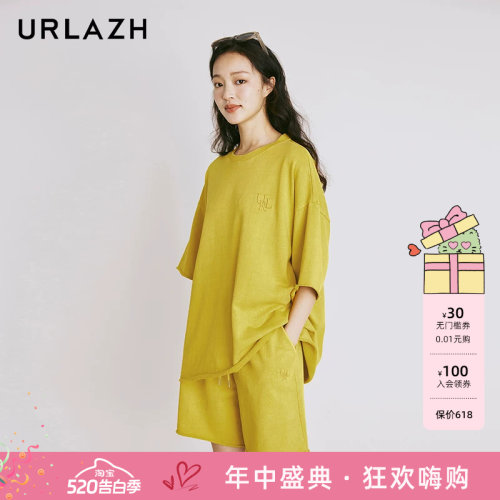 urlazh/有兰复古休闲T恤