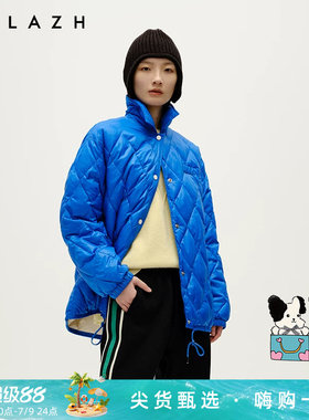 克莱因蓝显白休闲羽绒服