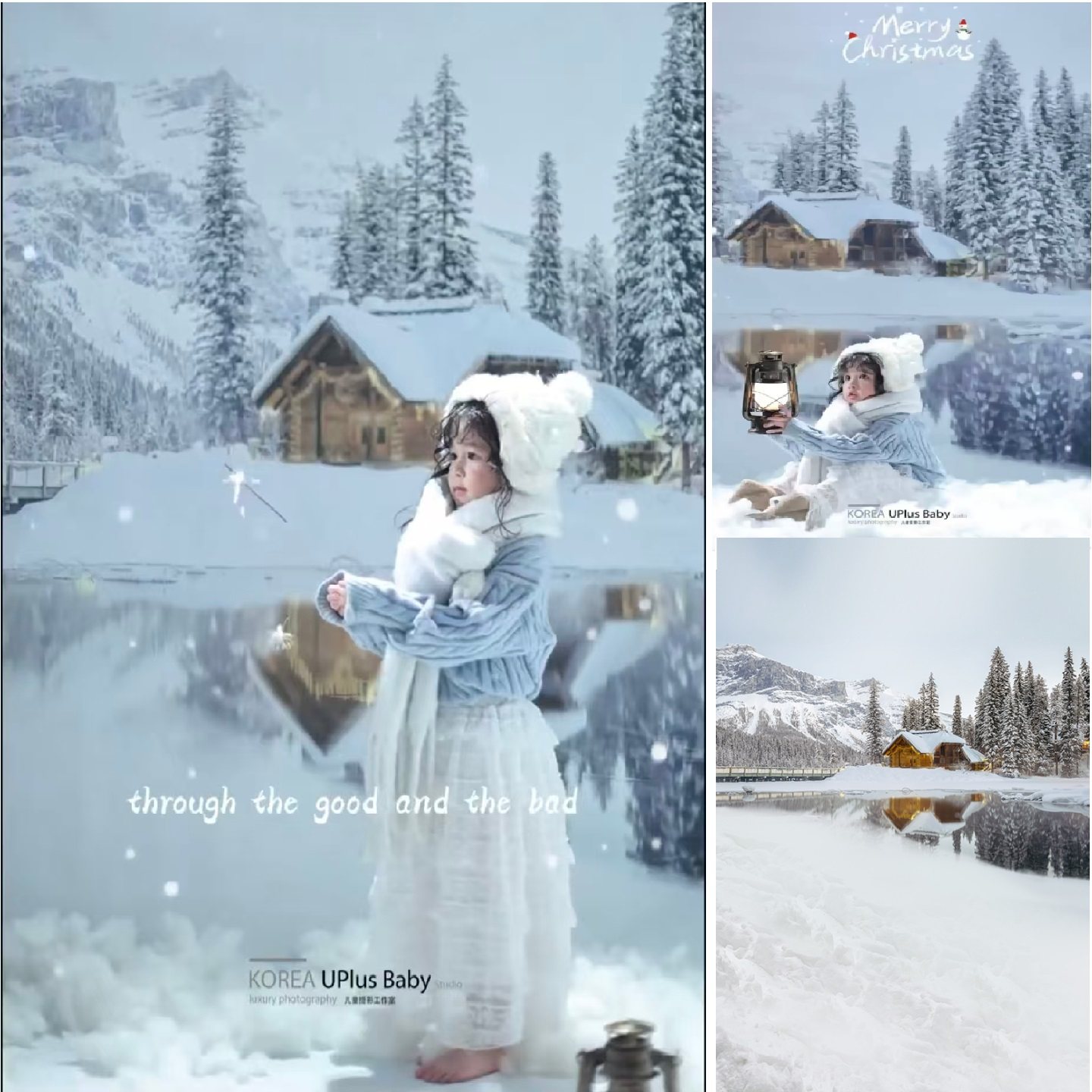 圣诞雪地少女风背景布冬季写真摄影主题布景小木屋儿童雪松背景纸,3C数码配件,背景布类,淘宝优惠券,粉丝福利购,淘宝优惠卷