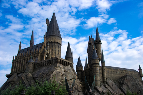 影楼拍摄背景布写真拍照相欧式无缝背景哈利波特霍格沃茨城堡