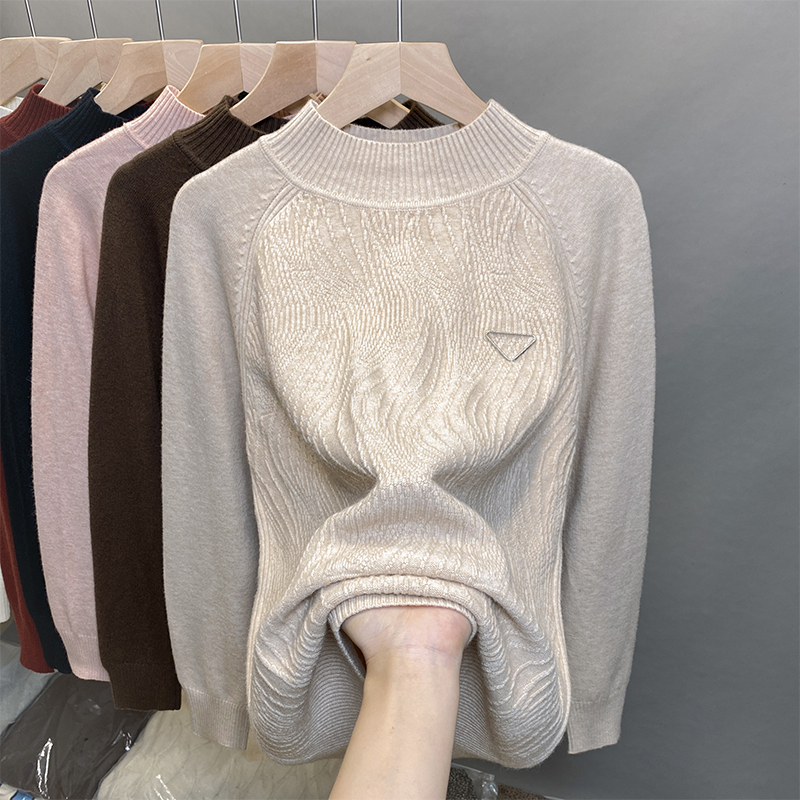 半高领毛衣女加厚打底衫内搭上衣