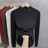 内搭洋气上衣 套头外穿针织衫 亮丝半高领毛衣女打底衫 2025秋冬新款