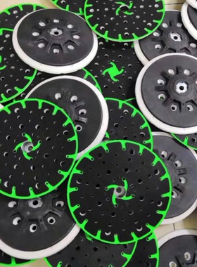 6寸费斯托干磨机盘磨磨垫圆托盘吸盘通用3号5号汽车打磨砂纸粘盘