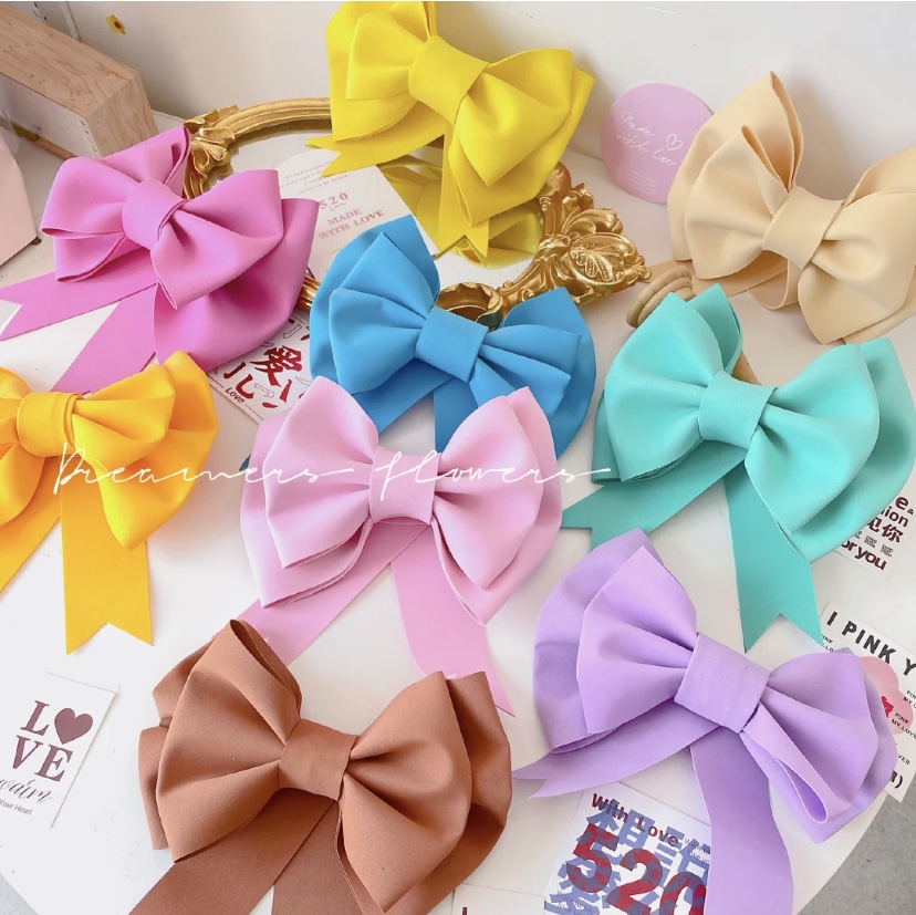 七夕情人节浪漫网红蝴蝶结花艺蛋糕装饰品节日装扮甜品礼盒包装