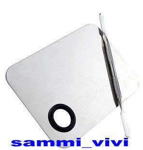 V V H 专业粉底膏肤蜡影视化妆调色板/调棒 彩妆工具调板调刀