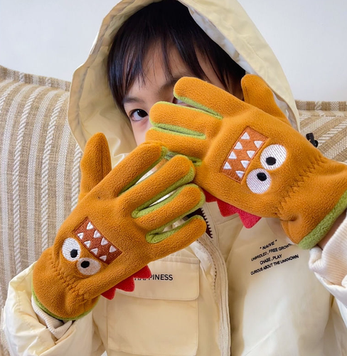 滑雪儿童手套冬季保暖加绒加厚