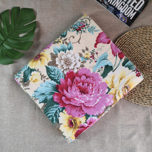 处理微瑕疵纯老粗布加厚棉床单双人上下铺榻榻米老式 炕单床上印花