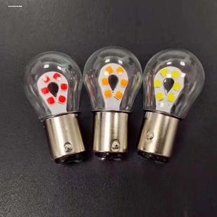 适用现代朗动瑞纳雅绅特悦动伊兰特强光LED高位刹车灯后玻璃灯泡