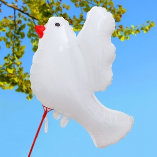 运动会入场创意道具和平鸽气球学校开幕式氛围小学生校运会手持物