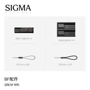 [非线上售卖]Sigma适马BF相机专用配件充电器腕带电池日本原厂