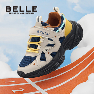 儿童运动鞋 休闲老爹鞋 2025秋季 户外男女童登山跑步鞋 新款 百丽童鞋