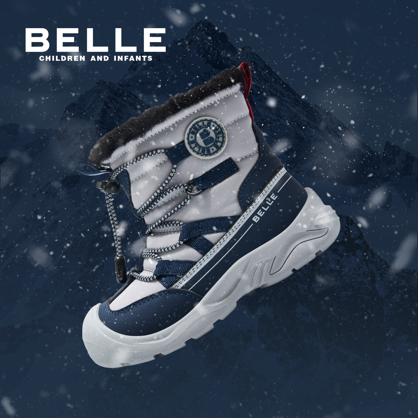 百丽童鞋男童雪地靴冬季新款宝宝棉鞋中大童高帮儿童加绒保暖短靴,童鞋/婴儿鞋/亲子鞋,雪地靴,淘宝优惠券,粉丝福利购,淘宝优惠卷