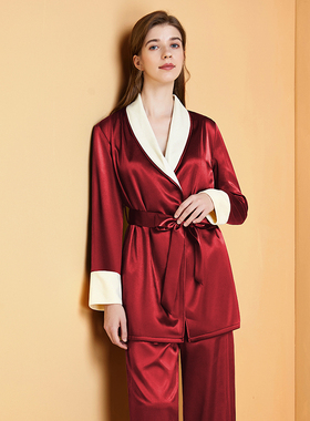 女新娘红色冬季加绒睡衣结婚冬天法兰绒女士珊瑚绒秋冬家居服套装