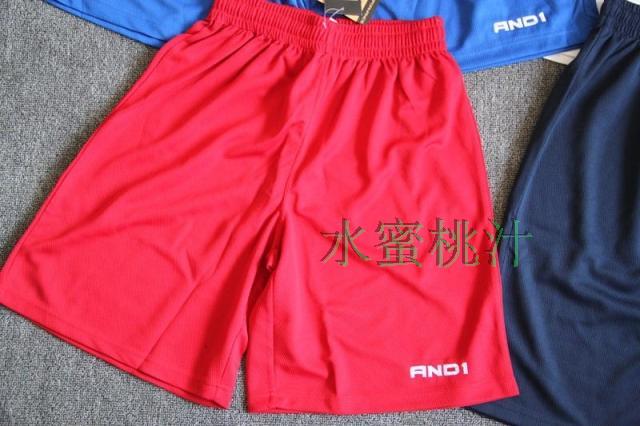 特价美式粗标安狄街球基础team非过膝款男子篮球运动短裤加肥加大