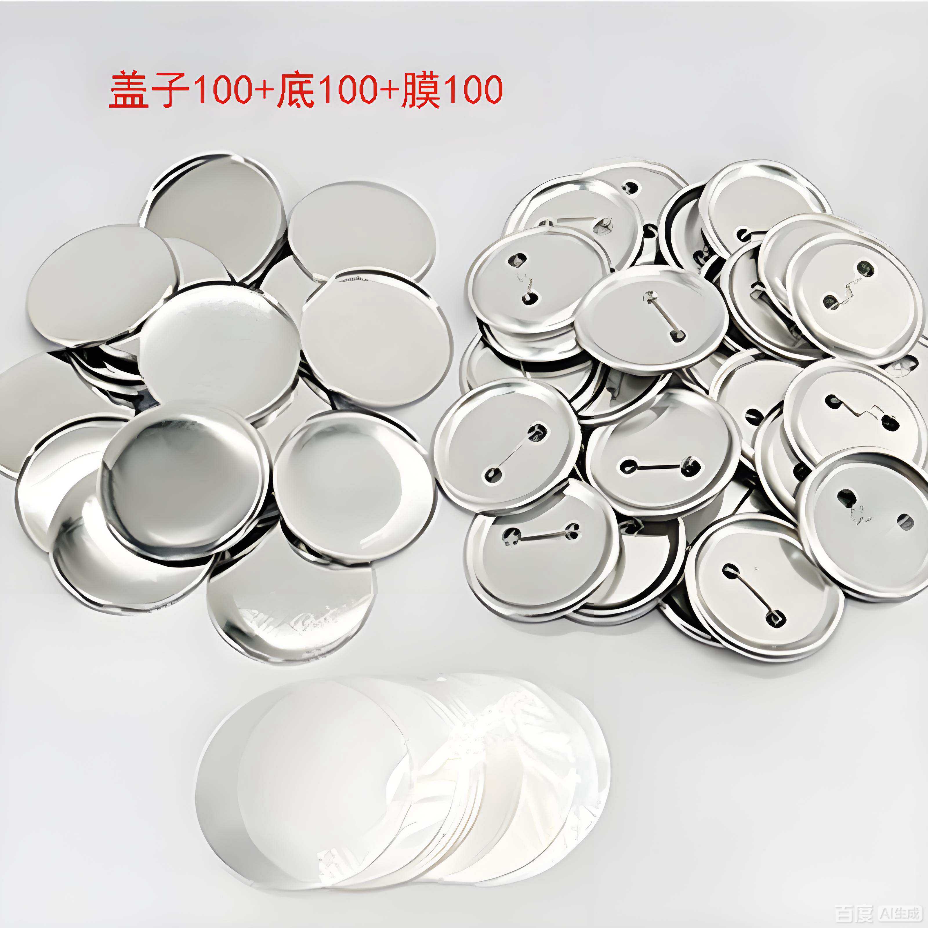 谷子徽章自制耗材凹槽加厚防锈