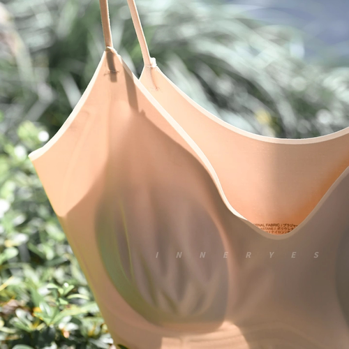 薄哭了!粉底液细肩带内衣!无痕女士夏季薄款文胸显小兔耳朵透气