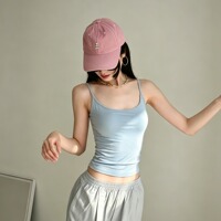 新色/全店zui软zui舒服的吊带/自带胸垫/软如泥能遮副乳