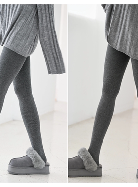 金棉微压力显瘦/很洋气灰色打底连裤袜女厚黑色2025新冬加厚加绒