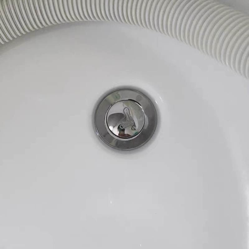 下水器浴缸阀门铜木桶脚踩式淋浴房排水管浴盆排水器弹跳芯配件